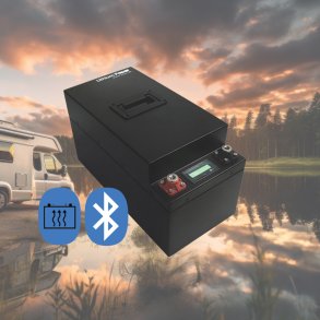 AOAC Lithium Power Black Steel Batteri m. Bluetooth, Heat og App