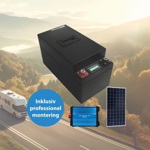 Total-Power Lithium Pakkel&oslash;sning til Autocamper