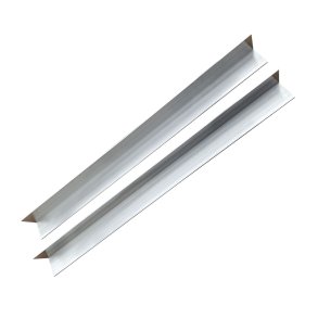 2 stk. aluminiumsprofiler  808 mm