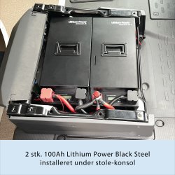 100Ah AOAC Lithium Power Black Steel Batteri