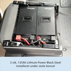 135Ah AOAC Lithium Power Black Steel Batteri