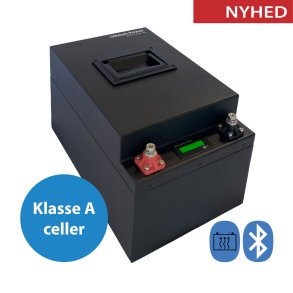 200Ah AOAC Lithium Power Black Steel Batteri m. Bluetooth, Heat og App