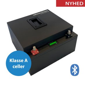 300Ah AOAC Lithium Power Black Steel Batteri m. Bluetooth og App