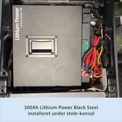 300Ah AOAC Lithium Power Black Steel Batteri