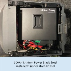 300Ah AOAC Lithium Power Black Steel Batteri