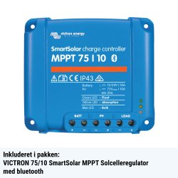 PHAESUN Solceller - Pakkelsning 140W-12V Monocrystalline