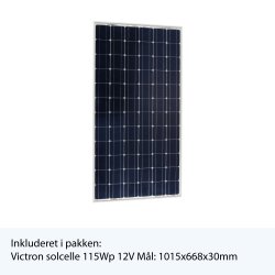 VICTRON Solceller - Pakkelsning 115W-12V Monocrystalline