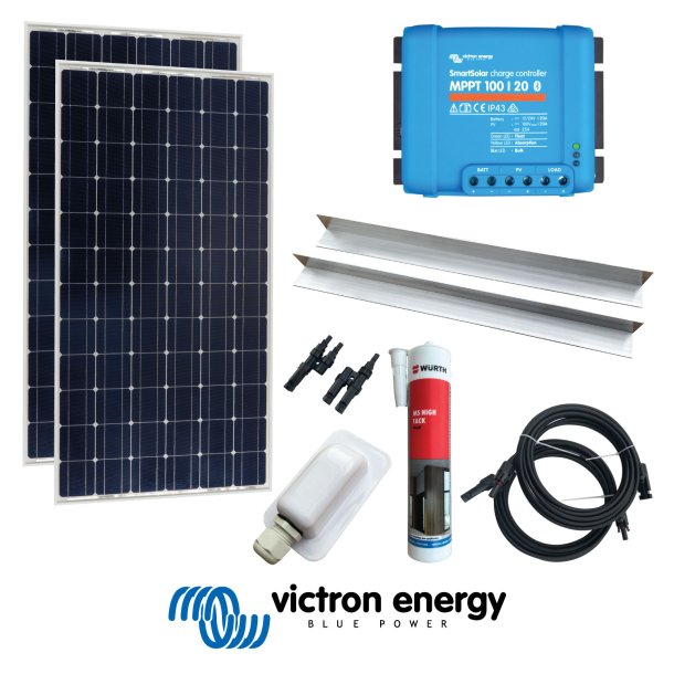 VICTRON Solceller - Pakkelsning 230W-12V Monocrystalline