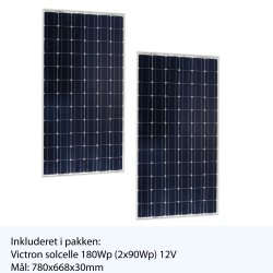 VICTRON Solceller - Pakkelsning 230W-12V Monocrystalline