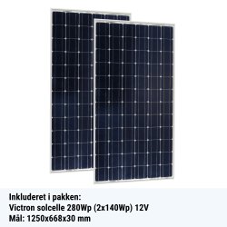 VICTRON Solceller - Pakkelsning 260W-12V Monocrystalline
