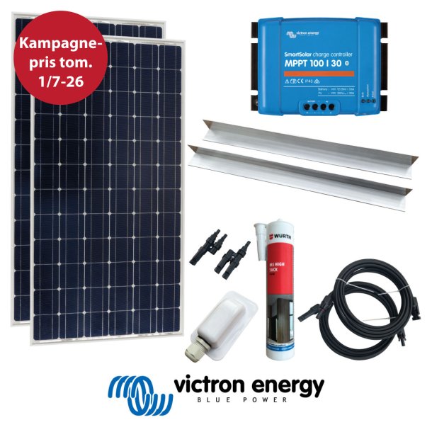 VICTRON Solceller - Pakkel�sning 370W-12V Monocrystalline