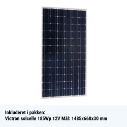 VICTRON Solceller - Pakkelsning 185W-12V Monocrystalline