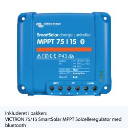 VICTRON Solceller - Pakkelsning 185W-12V Monocrystalline