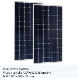 VICTRON Solceller - Pakkelsning 430W-24V Monocrystalline