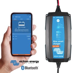VICTRON 10A Blue Smart IP65 oplader 12V med DC connector