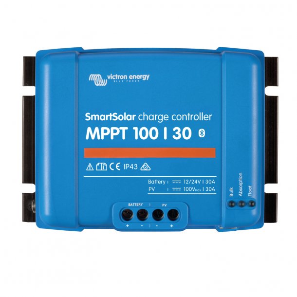 VICTRON 100/30 SmartSolar MPPT Solcelleregulator med bluetooth