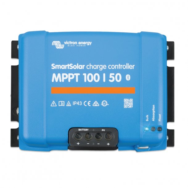 VICTRON 100/50 SmartSolar MPPT Solcelleregulator med bluetooth