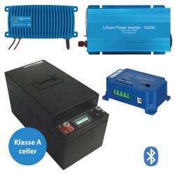 135Ah Lithium Power Black Steel Basis Plus Pakkelsning m. inverter