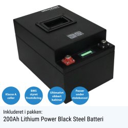 Lithium Power Black Steel batteri 200ah
