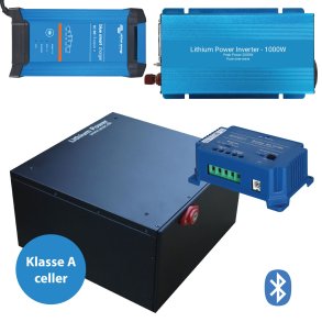 450Ah Lithium Power Black Steel Basis Plus Pakkel�sning m. inverter