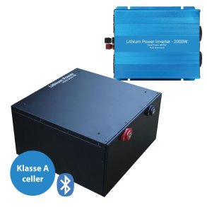 450Ah Lithium Power Black Steel Basis Plus Pakkelsning m. inverter