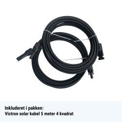 230Ah Lithium Power Black Steel Total pakkel�sning med inverter og solcelle