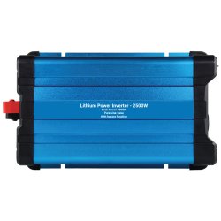 AOAC 2500W Lithium Power Inverter 12V Ren Sinus og prioritet