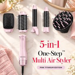 One-Step Multistyler 5-in-1 Pink Titanium Edition